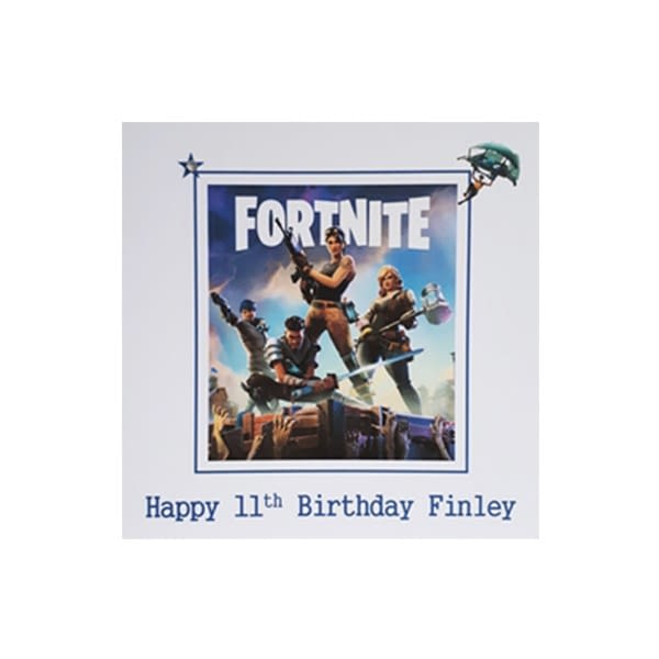 Fortnite Birthday Card Personalised - Handmade Cards by KD