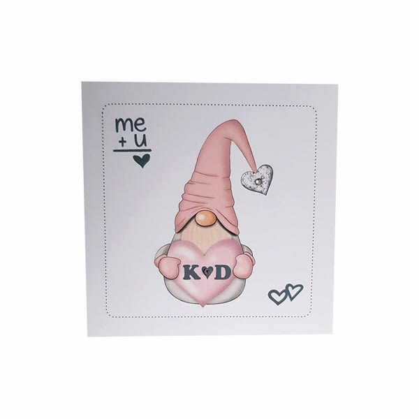 Download Me & U Nordic Gnome Love Card - Handmade Cards by KD